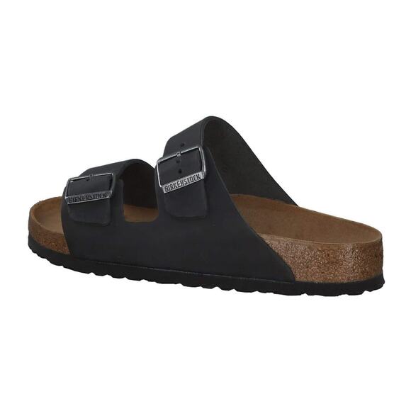 Sz Birkenstock BIRK-552111 Arizona Leather Sandals, Black, 43 (US Men\'s 10) main image 5